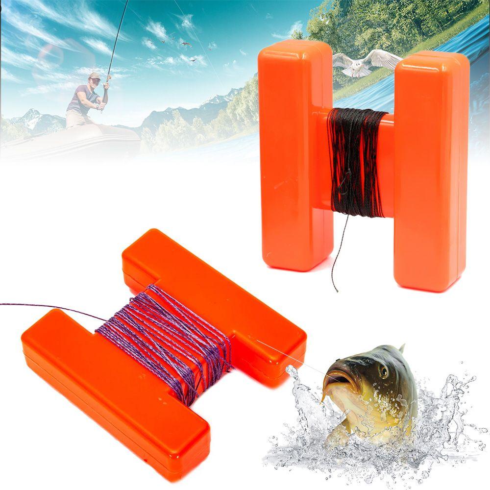 Dụng Cụ Quấn Dây Câu Cá Màu Trắng Cam Mới