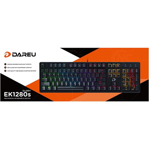 Bàn phím cơ DareU EK1280s Blue/Red/Brown switch