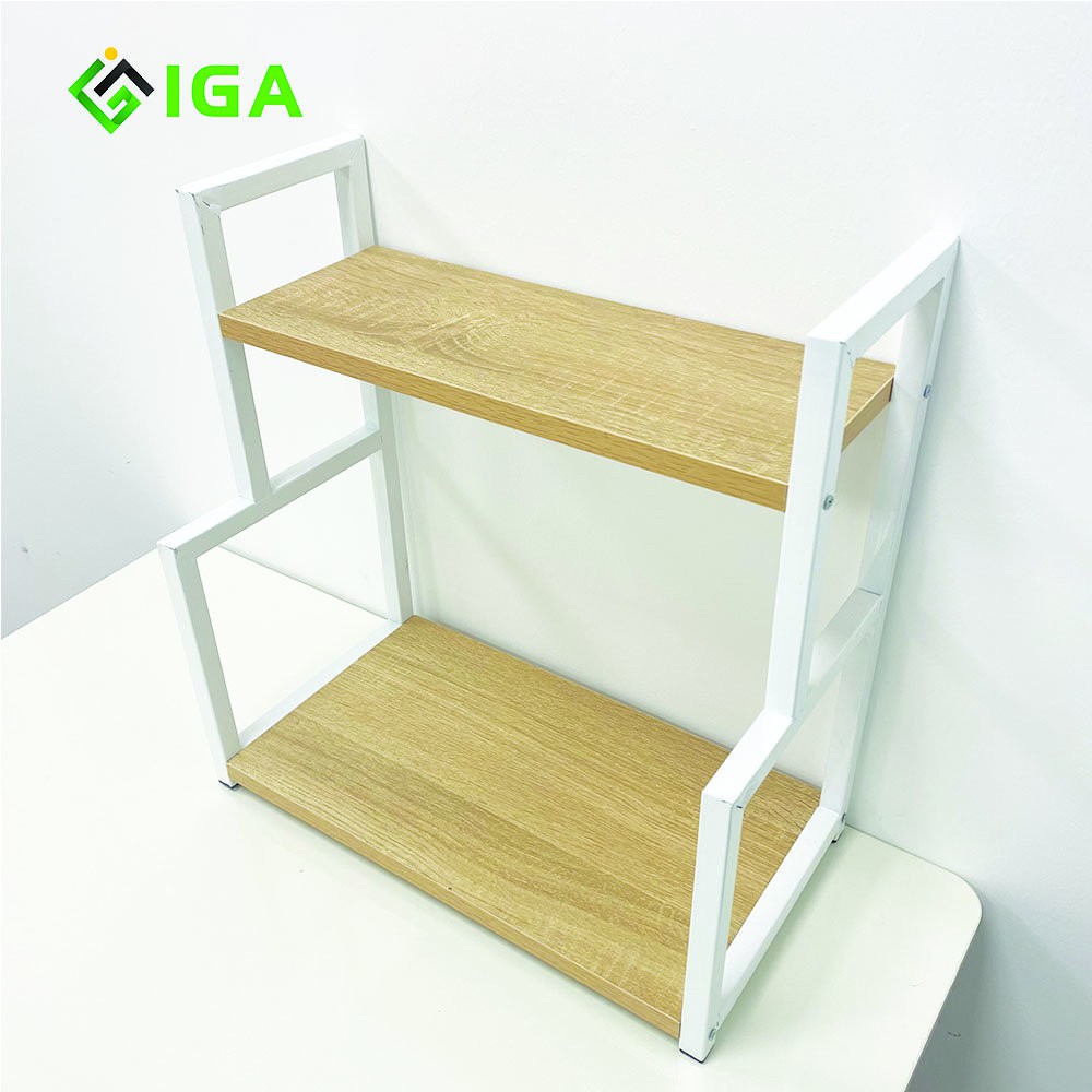 Kệ Gia Vị Để Bàn Nhà Bếp - Kệ Gia Vị Khung Sắt Sơn Tĩnh Điện GM04