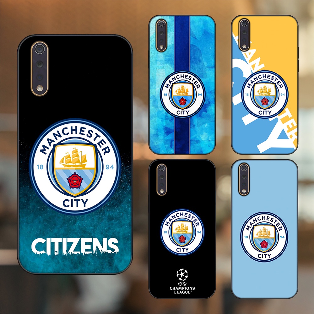 Ốp lưng Vivo S1 viền đen in hình Manchester City MC