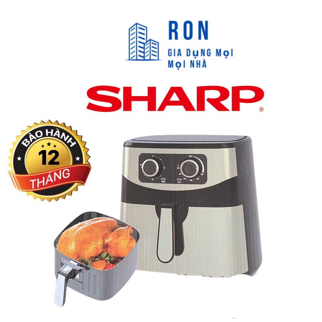 Nồi Chiên Không Dầu Sharp 8.5L KS85 - 10L KS99 - 10.2L KS97 Dung Tích Siêu Lớn Kèm Quà Tặng [ Hàng Chính Hãng ]