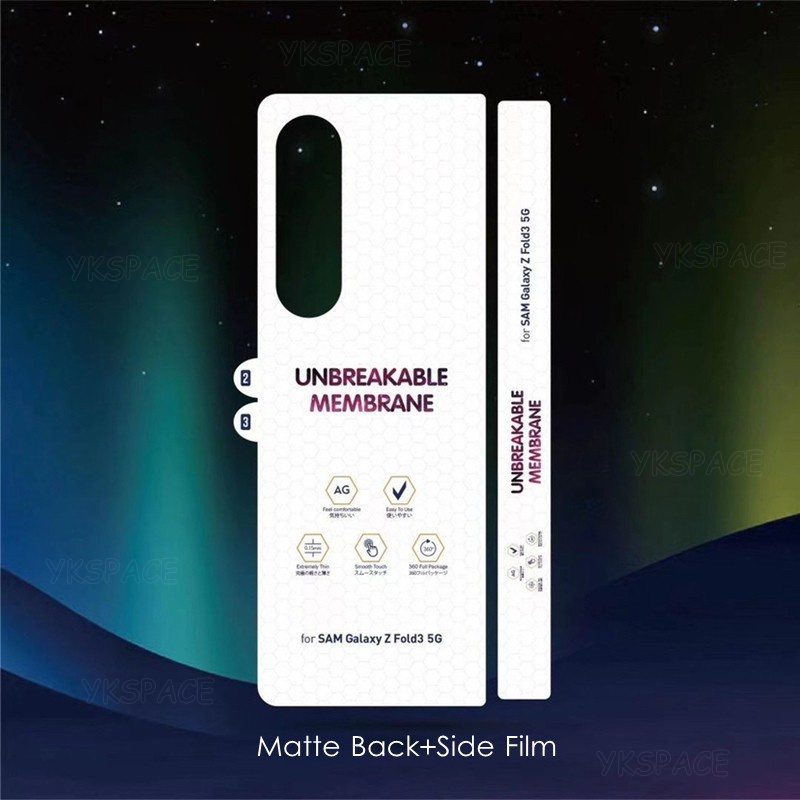 Miếng Dán Hydrogel Mềm Nhám 4 Trong 1 Chống Dấu Vân Tay Cho Samsung Galaxy Z Fold 4 3 2 1 W22 W21 W20