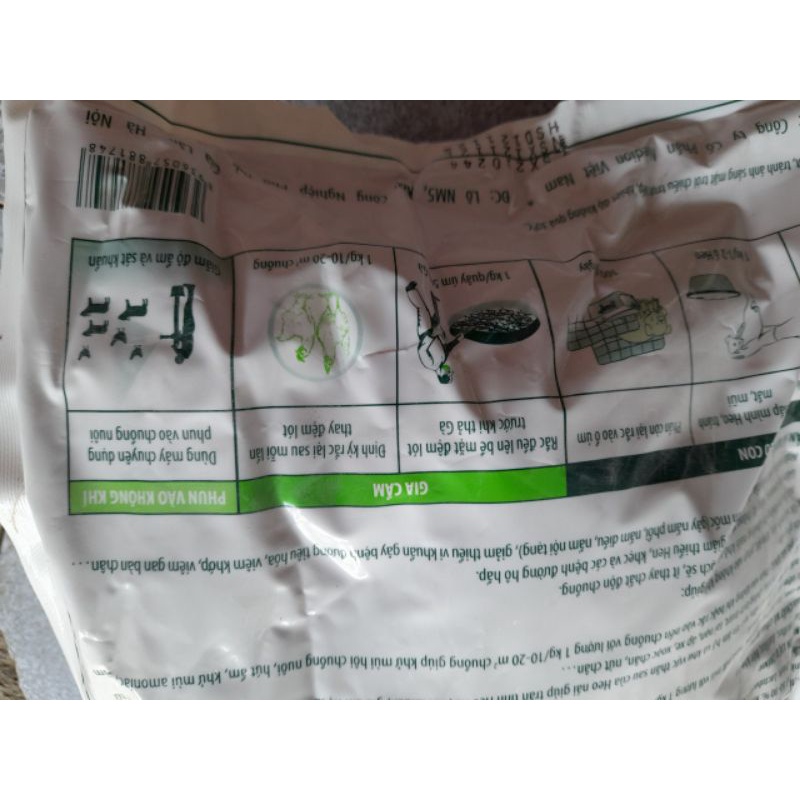 1kg men vi sinh khử mùi hôi phân gà đá chọi chim chó mèo vịt ngan ngỗng lợn trâu bò dê cừu thỏ lăn lợn con sơ sinh ấm