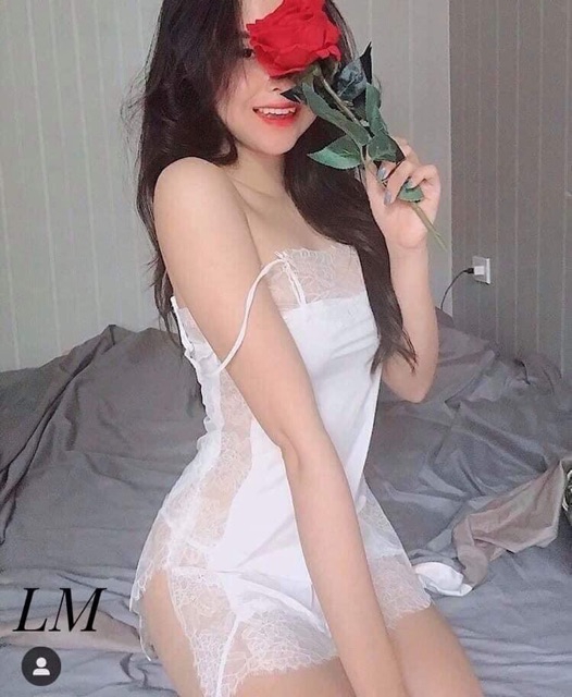 Váy ngủ chất thun lạnh ôm sát ngươi slim sexy lingerie mã VN625 | BigBuy360 - bigbuy360.vn