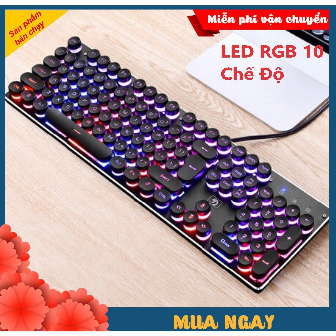 (RẺ VÔ ĐỊCH) Bàn Phím Chuyên Game K100 CAO CẤP Siêu đẹp,Siêu êm, SIÊU MƯỢT,sánh ngang bàn phím Cơ (Đèn Led nhiều chế độ) | BigBuy360 - bigbuy360.vn