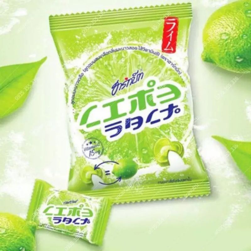Kẹo Chanh Muối Thái Lan Bổ Sung Vitamin C Gói 120g - chua chua - mặn mặn cực ngon