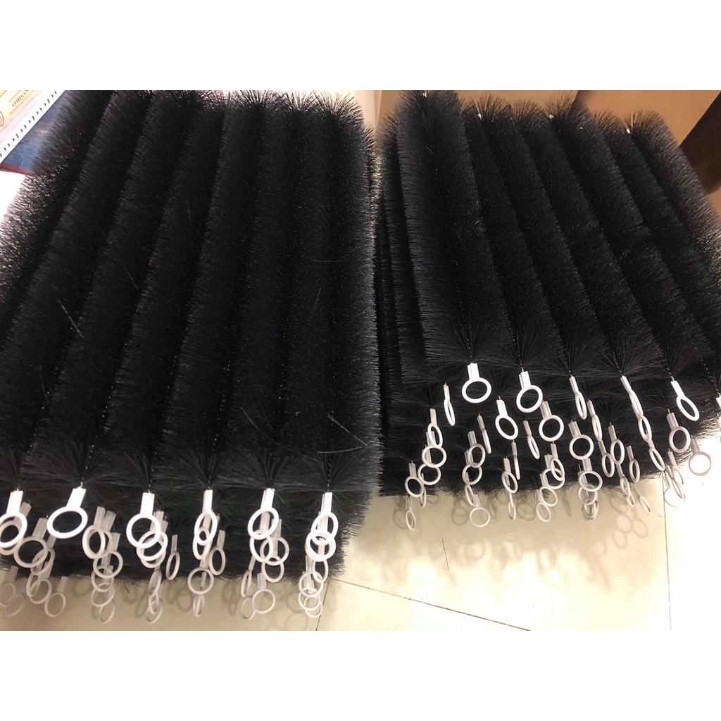 Chổi lọc đen cho hồ cá dài, chổi lọc vệ sinh hồ cá KOI 60-70cm