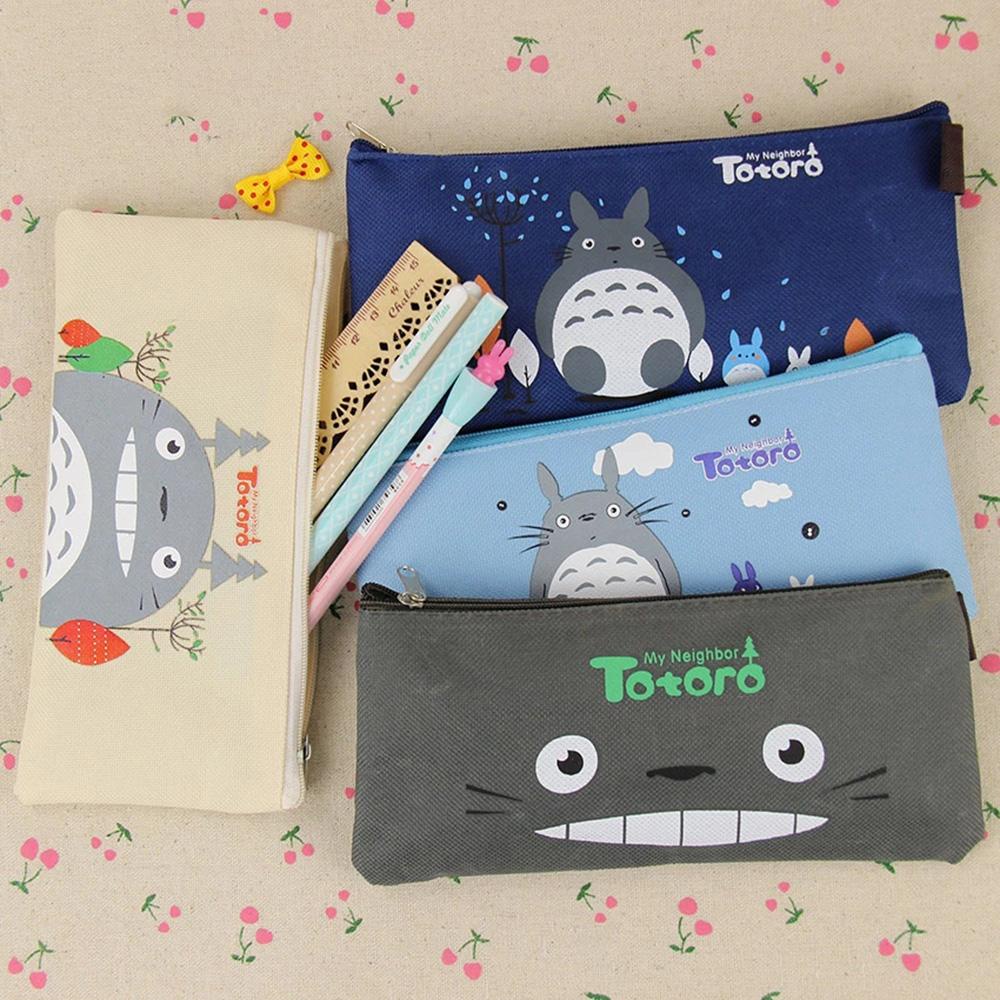 Túi Đựng Bút In Hoạt Hình Totoro Dễ Thương
