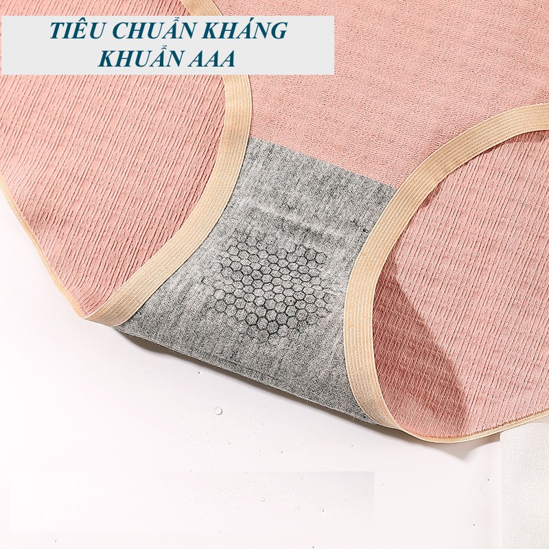 QUẦN LÓT NỮ COTTON SỢI TRE VANVENE CẠP VỪA-KHÔNG ĐƯỜNG MAY-CHỐNG HẰN VIỀN KHÁNG KHUẨN CHỐNG VIÊM NHIỄM ĐỦ SIZE M-XL Q337 | BigBuy360 - bigbuy360.vn