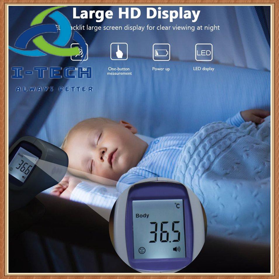 ⭐nhiệt kế  hồng ngoại nhựa ABS màn hình LCD đo nhiệt độ qua trán không cần tiếp xúc