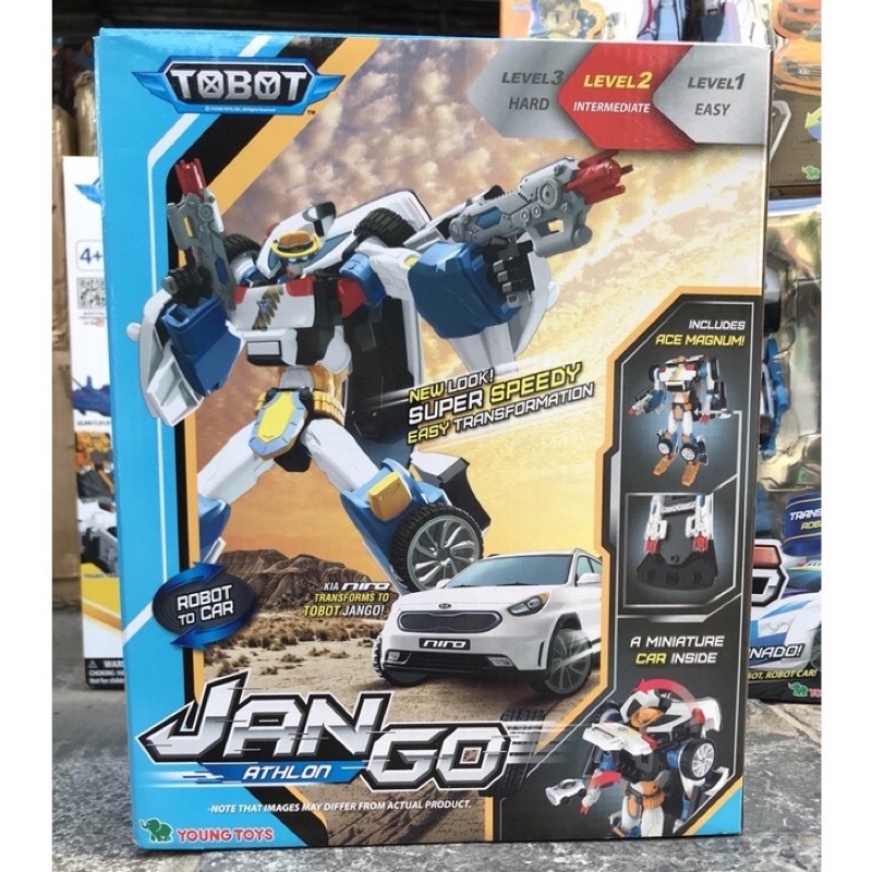 Đồ Chơi Lắp Ráp Robot Biến Hình Tobot JANGO Chính Hãng