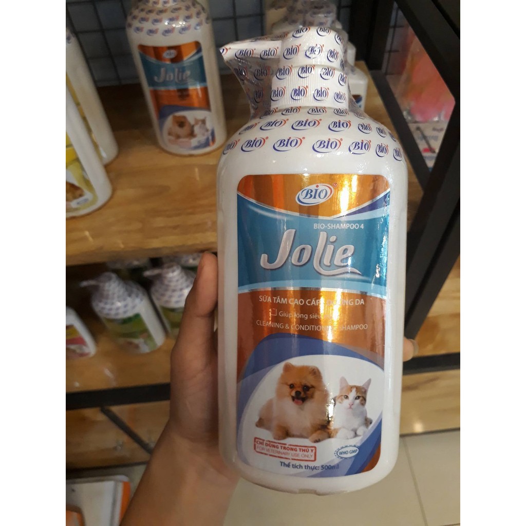 Sữa tắm khử mùi, thơm lâu cho chó mèo - Sữa tắm cho chó mèo - Bio Jolie 500ml