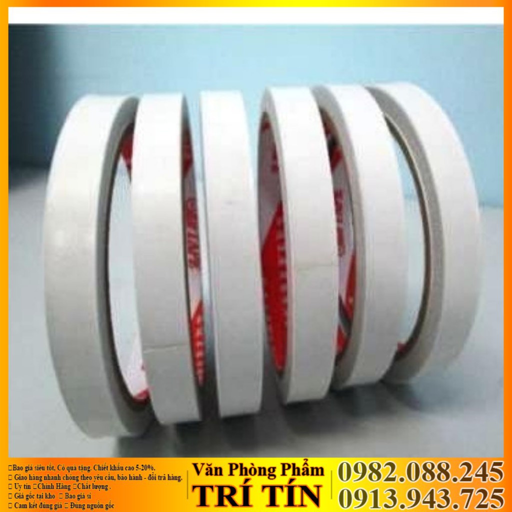 BĂNG KEO 2 MẶT CÁC SIZE 1.2F, 2.5F, 5F