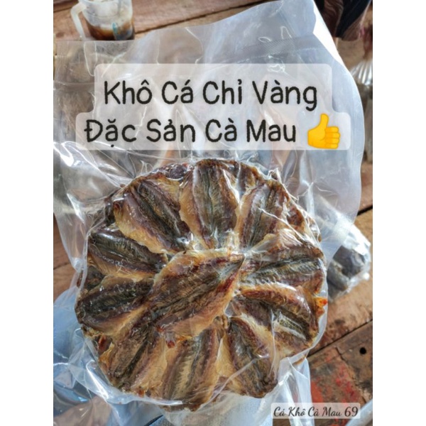 KHÔ CÁ CHỈ VÀNG TIÊU ĐƯỜNG, CHÍNH GỐC CÀ MAU - TÚI 500G TIỆN LỢI 💯