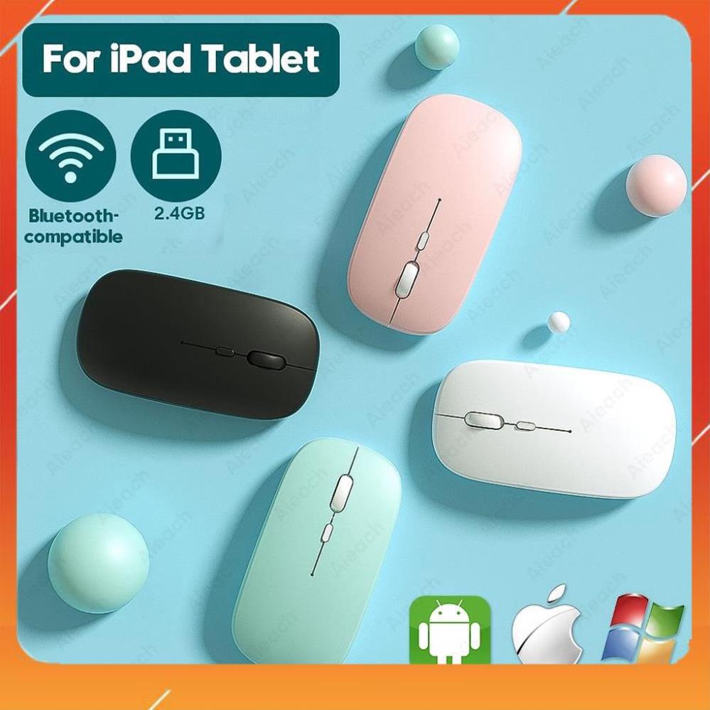 Chuột không dây Bluetooth XM-06 Pin sạc kết nối Bluetooth và 2.4G Pin dùng 30 ngày