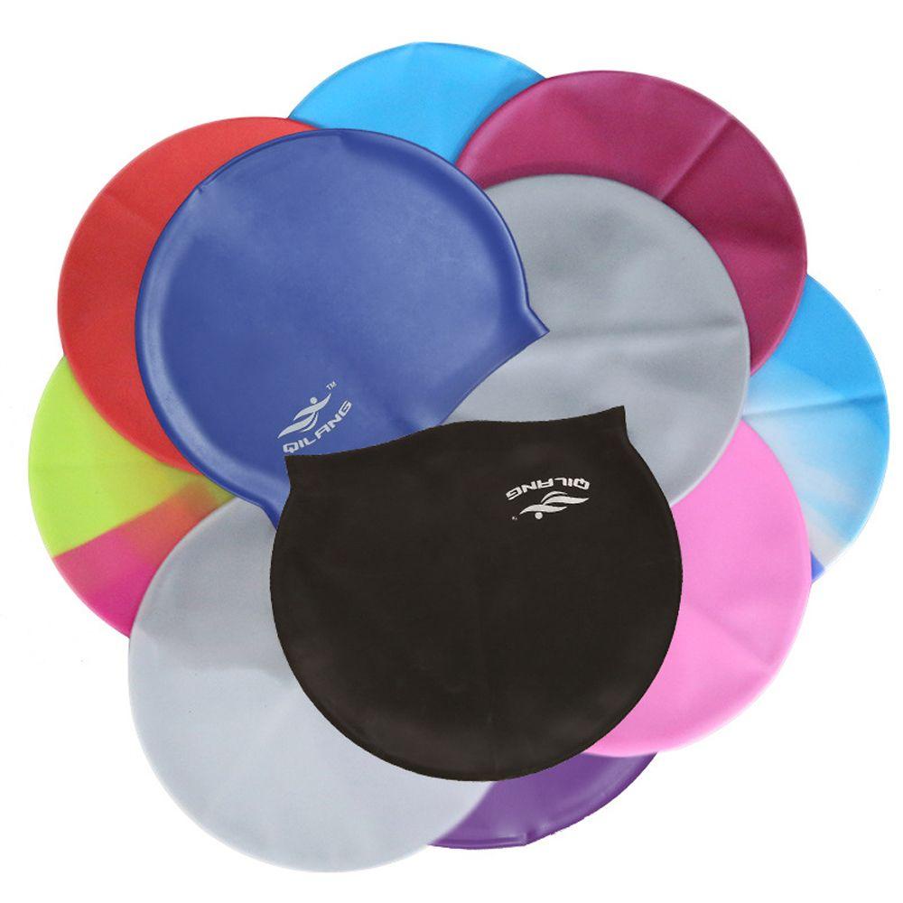 Mũ Bơi Bằng Silicone Linh Hoạt Kích Thước Lớn Cho Tóc Dài Cổ Điển