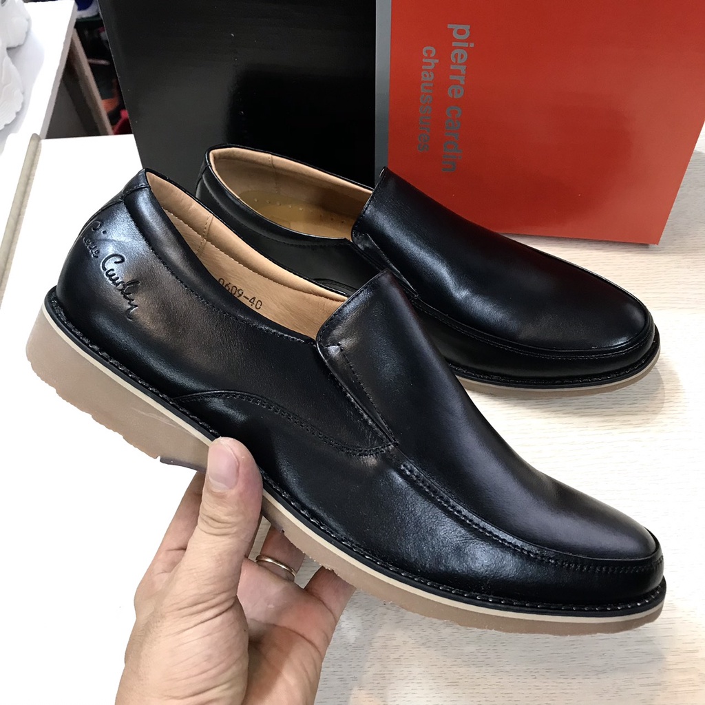 Giầy Lười Nam Da Thật Cao Cấp - Tặng Kèm Tất Bizmen