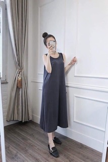 Đầm suông sát nách