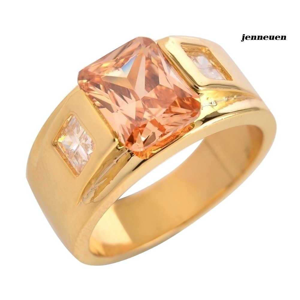 Nhẫn đính đá bằng hợp kim thời trang cho nam