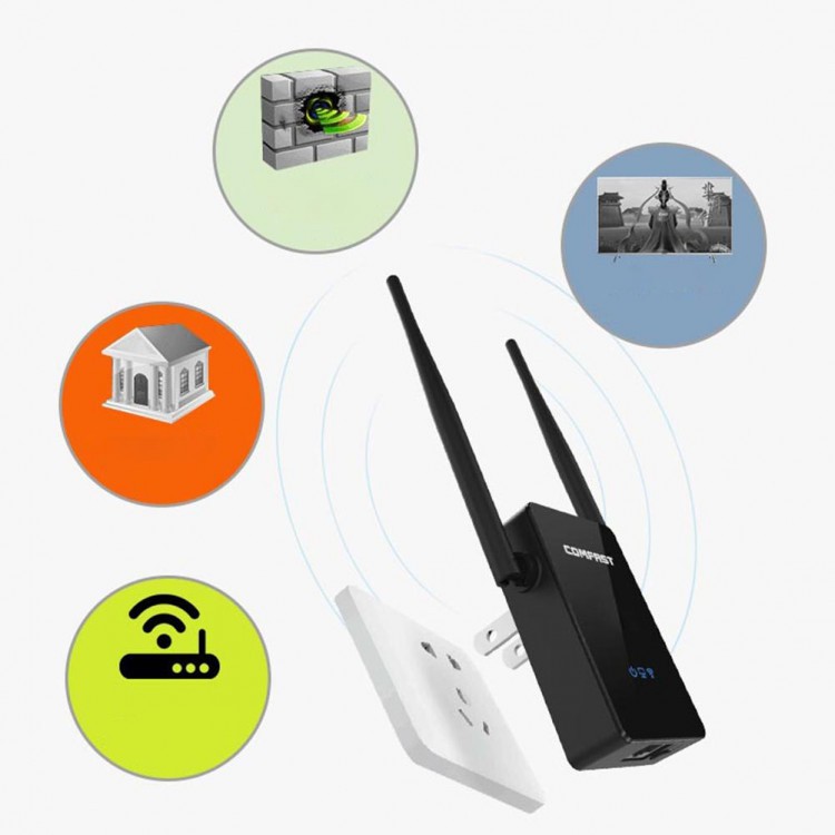 ✔️[Hàng Chính Hãng] Kích Sóng Wifi COMFAST CF-WR302S 300Mbps Cực Khỏe, Cực Mạnh | BigBuy360 - bigbuy360.vn