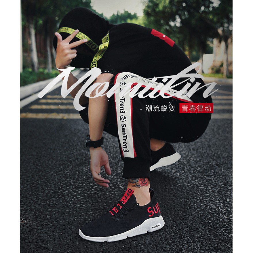 Giày Thể Thao Vải Sợi Thoáng Khí 2019_ Giày Nam Đẹp( hình thật + video + sẵn hàng) (028) | BigBuy360 - bigbuy360.vn