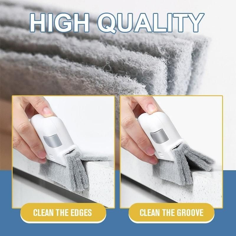 Bộ Dụng Cụ Vệ Sinh Khe Cửa Sổ 2 Trong 1 Tiện Lợi