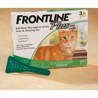 Nhỏ gáy cho mèo trị ve rận Frontline Plus diệt bọ chét