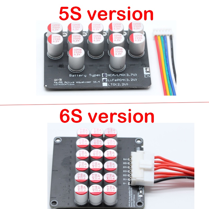 Bảng mạch cân bằng pin Lithium 1A 3A 5A 6A Li-ion Lifepo4 LTO BMS 3S 4S 5S 7S 8S 10S 16S 17S 21S chất lượng