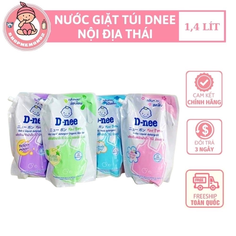 Nước Giặt DNEE Nội Địa Thái 1400ml - Có Nắp Vặn Tiện Lợi