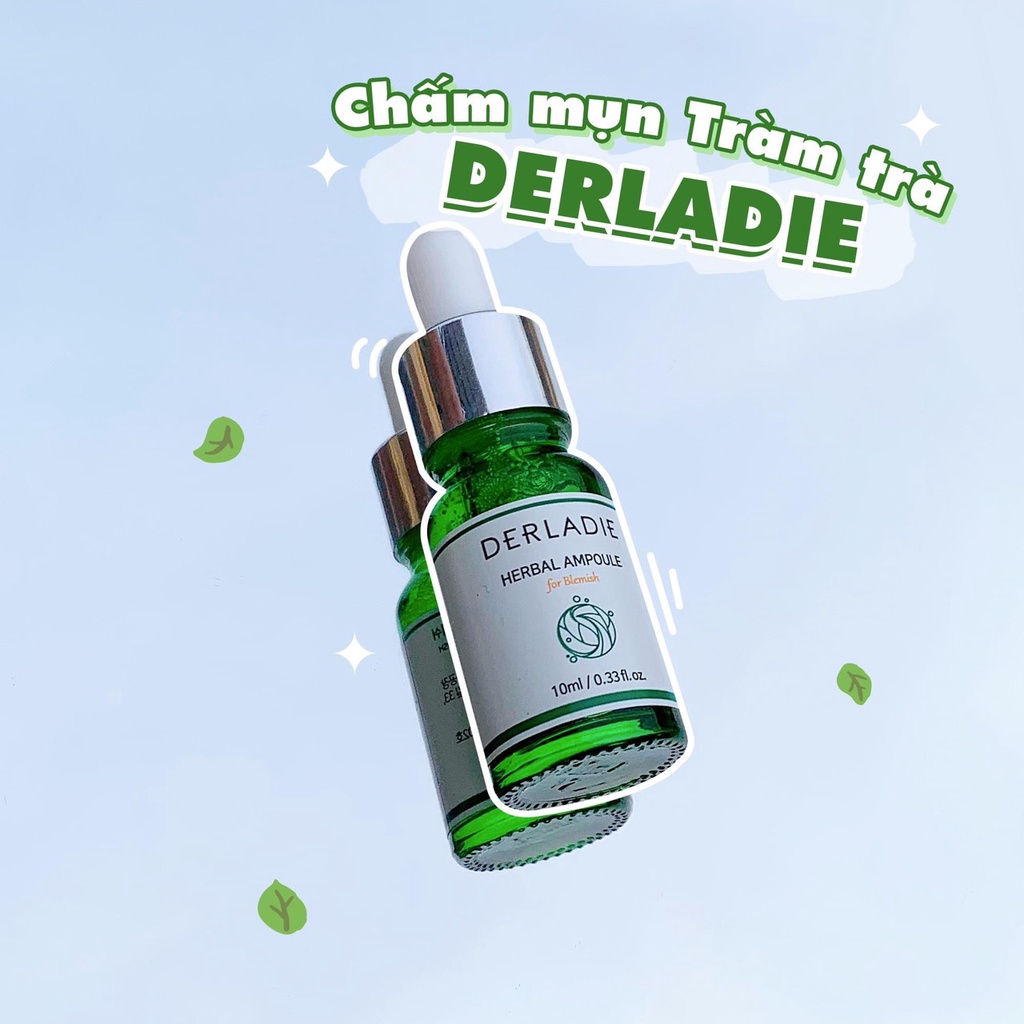 Tinh Chất Chấm Mụn Tràm Trà Derladie Herbal Ampoule For Blemish 10ml