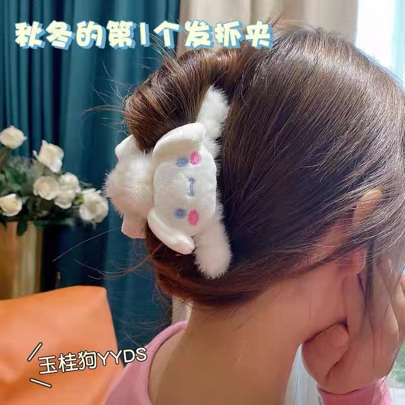SANRIO Kẹp TóC HìNh Chú Cá MậP Cinnamoroll Kuromi Melody Dễ Thương Cho Bé GáI