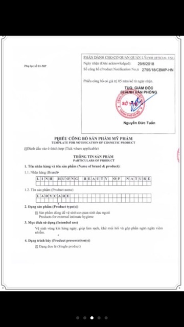 Gel phụ khoa Linh Hương