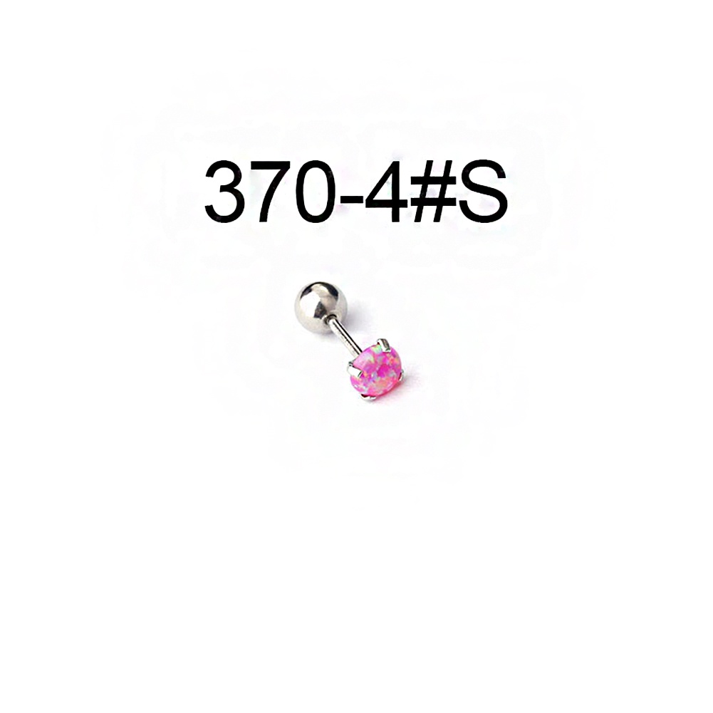 Khuyên Xỏ Sụn Tai Đính Đá Opal Thời Trang