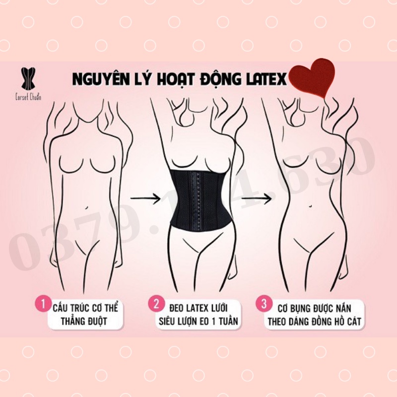 Đai nịt bụng latex 25 xương co dãn- Gen nịt bụng sau sinh giảm mỡ Hy Lạp không lộ viền [TẶNG THƯỚC]