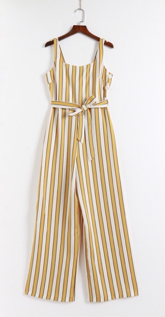 Bộ Jumpsuit kẻ sọc T.opshop