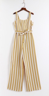 Bộ Jumpsuit kẻ sọc T.opshop