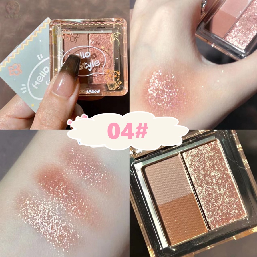 Bảng Phấn Mắt 3 Màu Sắc Tông Lì / Lấp Lánh Trang Điểm Đa Năng