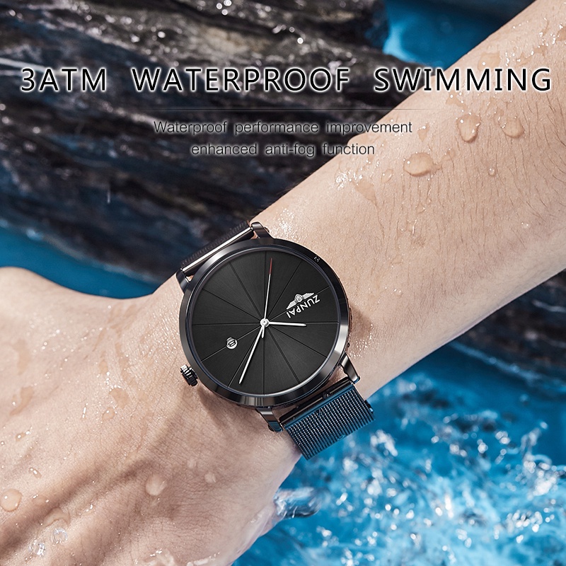 Đồng hồ quartz chống thấm nước ZUNPAI