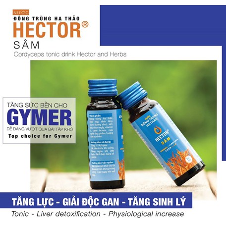 (GIÁ HUỶ DIỆT) Đông Trùng Hạ Thảo Hector Sâm - 10 chai | BigBuy360 - bigbuy360.vn