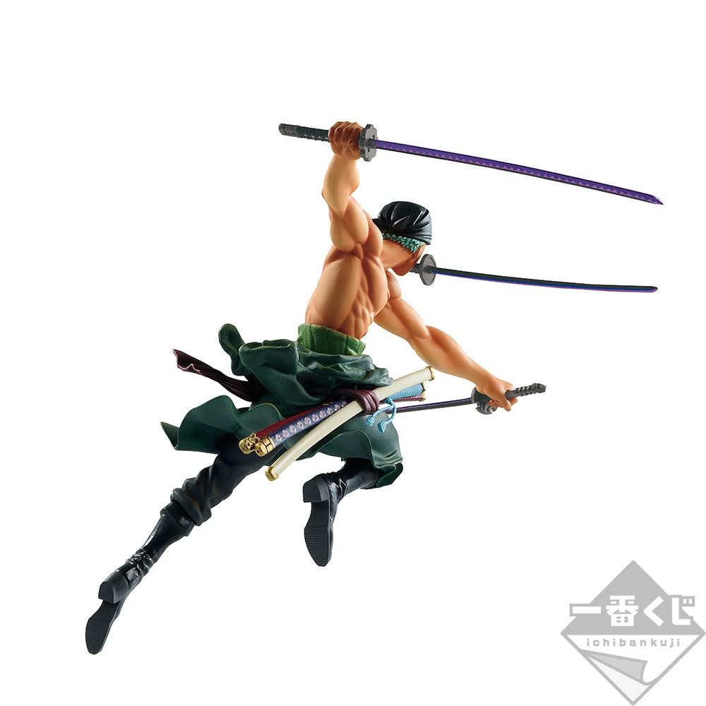Mô hình chính hãng One Piece: Roronoa Zoro - Ichiban Kuji ver Hano Dynamic BATTLE Figure