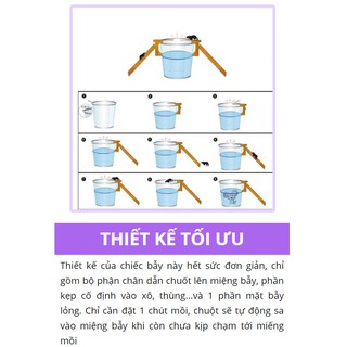 Bẫy chuột đơn giản dễ sử dụng