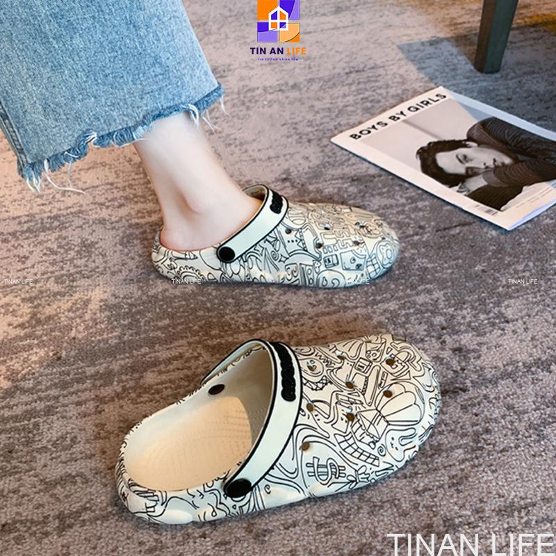 Dép Bánh Mì Cross MAMRO Nhiều Màu, Siêu Nhẹ, Chống Trượt, Cao 3cm