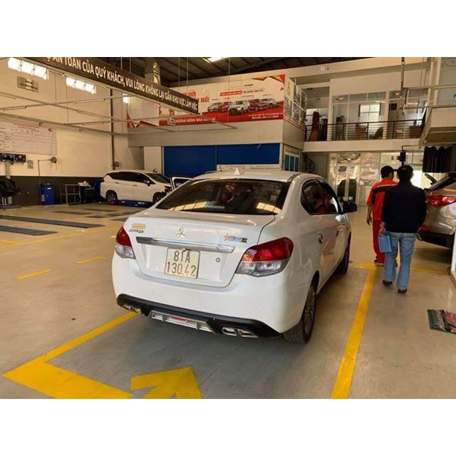 Lippo, Lip Chia Pô,Ốp Cản Sau Cho xe Attrage Hàng Cao Cấp Loại 1