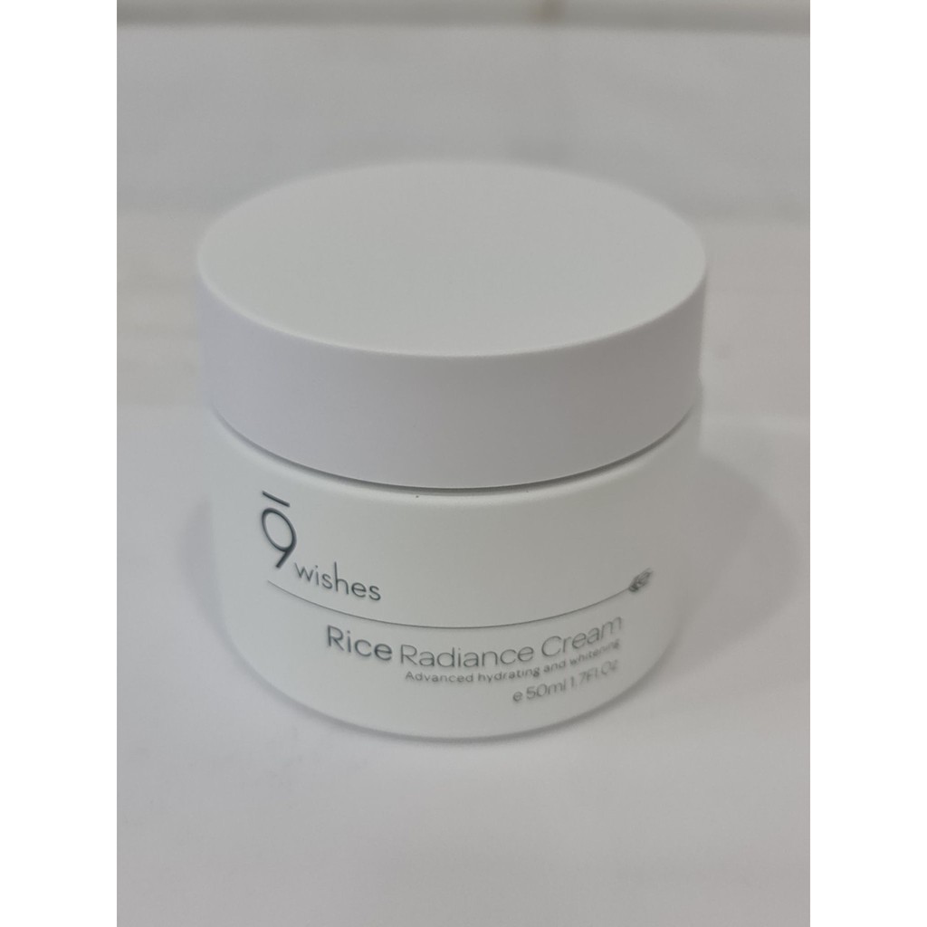 Kem Dưỡng Cấp Ẩm Và Làm Sáng Da 9Wishes Rice Radiance Cream 50ml Hàn Quốc