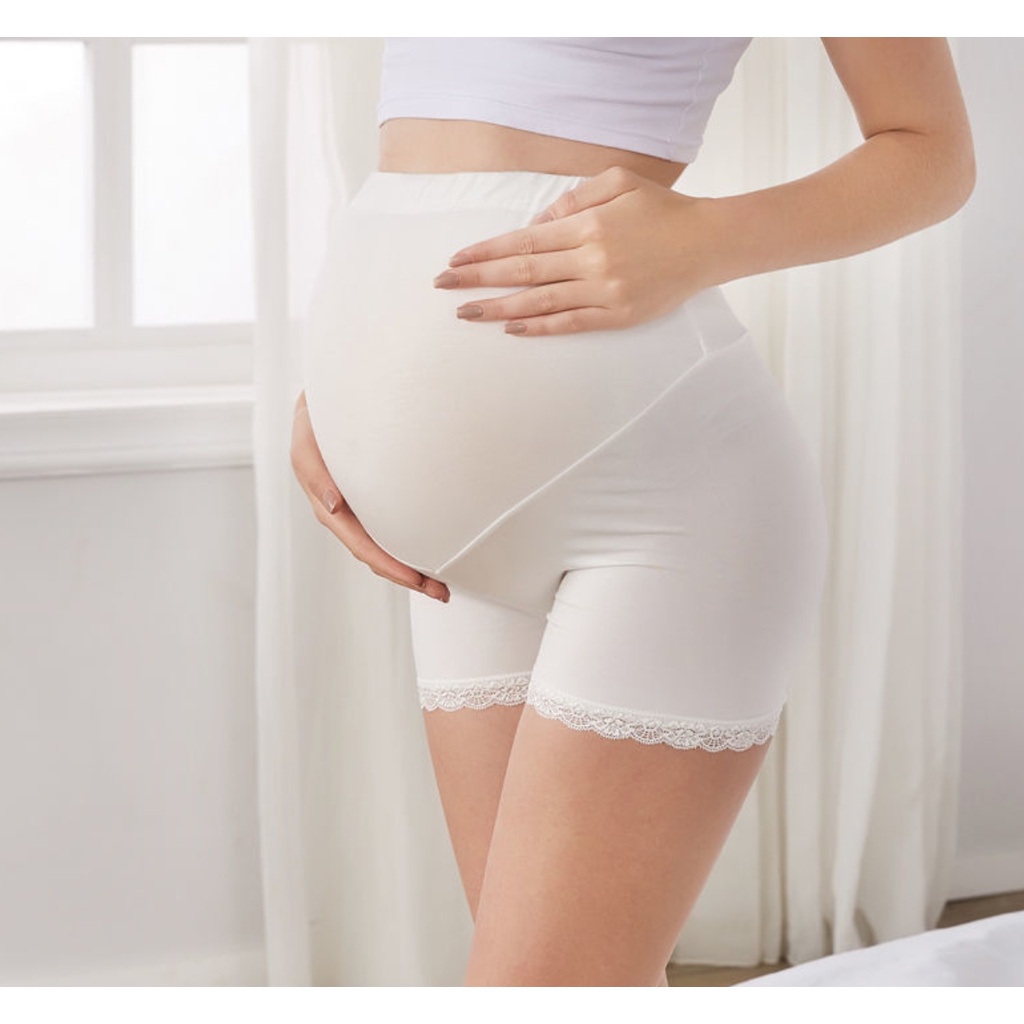 Ready Stock Quần Lót Ren Ngắn An Toàn Dành Cho Mẹ Bầu