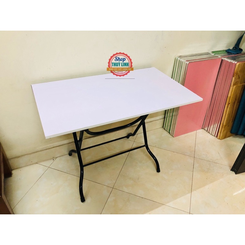 Bàn gấp chân cao 75cm , Gỗ MDF phủ melamine nhiều màu sang trọng