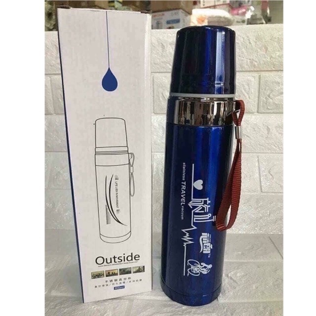 Bình giữ nhiệt cao cấp 800ml ruột Inox