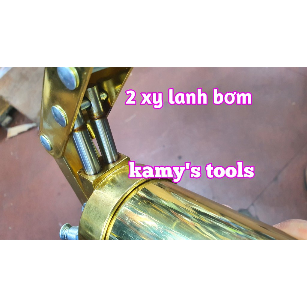 SÚNG BƠM MỠ PRECOOL 600CC 2 XY LANH T0828