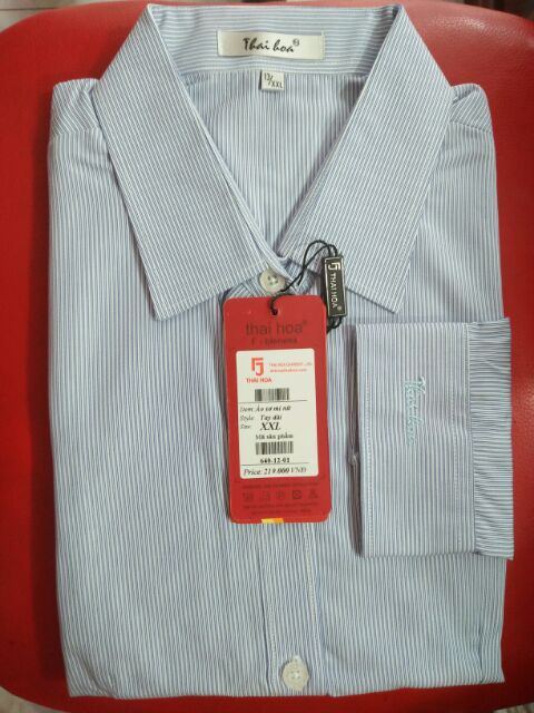 Áo sơmi thái hòa tay dài  640-12