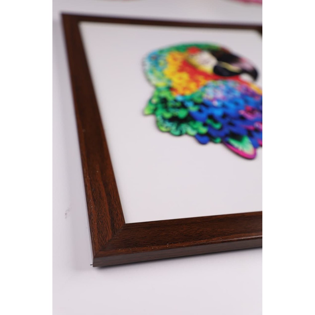 Khung tranh trang trí cao cấp TẶNG KÈM DECAL khi mua cùng Bộ Xếp Hình Gỗ PLUZZLE | BigBuy360 - bigbuy360.vn